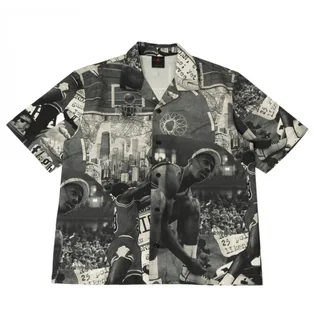 Рубашка мужская Air Jordan Essentials Printed Camp Tee Grey FV7311-133
