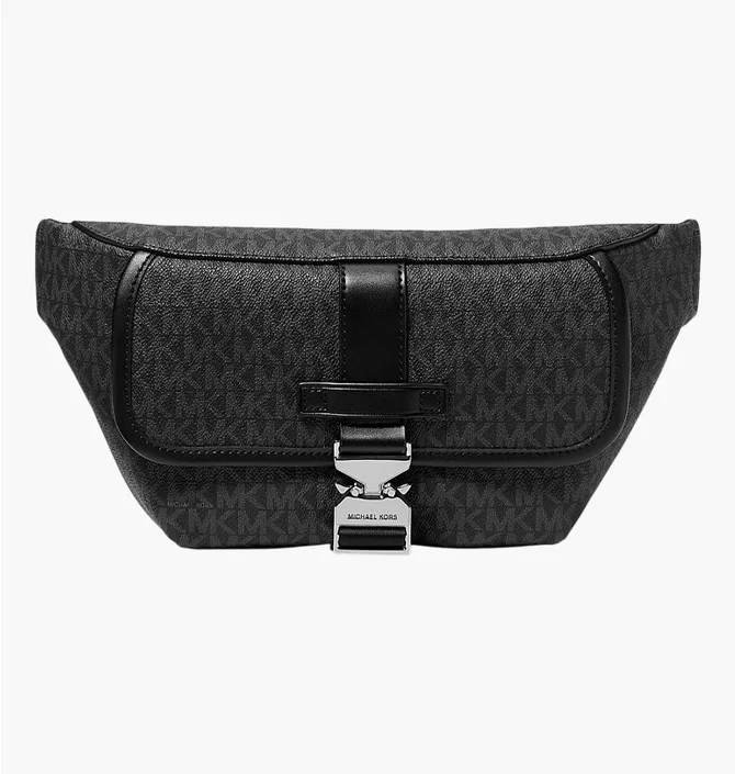 Сумка чоловіча Michael Kors Signature Logo Black 33F5LHDY5B-BLACK