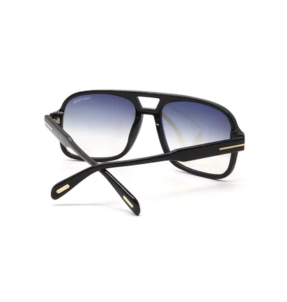 Солнцезащитные очки мужские Tom Ford Falconer Smoke Gradient Navigator Black FT0884-01B-60