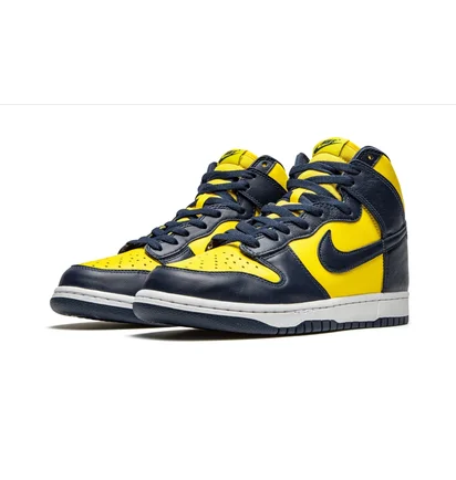 Кросівки чоловічі Nike Dunk High Sp Black/Yellow CZ8149-700