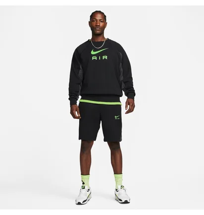 Свитшот мужской Nike M Nsw Air Ft Crew Black DQ4205-011