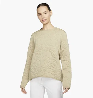 Лонгслив женский Nike Dri-Fit Long-Sleeve Golf Mid Layer Beige DO6790-250