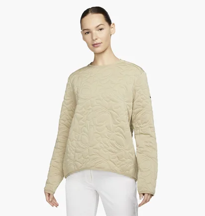 Лонгслив женский Nike Dri-Fit Long-Sleeve Golf Mid Layer Beige DO6790-250