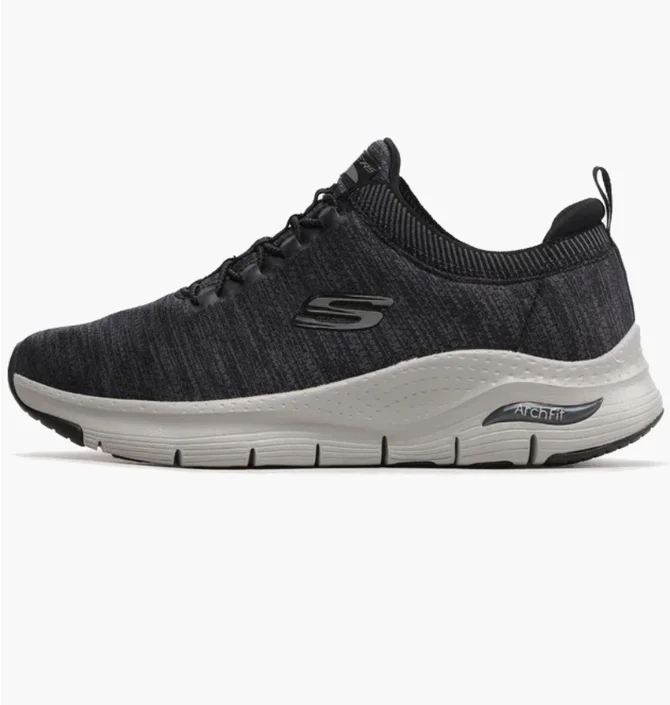 Кроссовки мужские Skechers Arch Fit Black 232301BKGY
