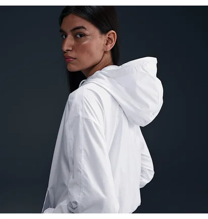 Толстовка женская Nike Nsw Essntl Uv Wvn Jkt Hd White FV6298-100