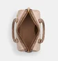 Сумка жіноча COACH Rowan Satchel Bag In Blocked Signature Canvas Beige CY679