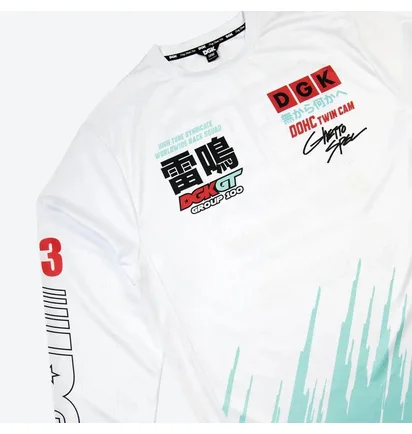Лонгслив мужской DGK Turbine Racing White CTS-1037-005