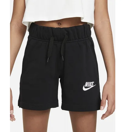 Шорты детские Nike Big Kids (Girls) French Terry Shorts Black Da1405-010
