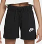 Шорты детские Nike Big Kids (Girls) French Terry Shorts Black Da1405-010