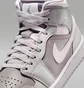Кроссовки женские Air Jordan 1 Mid Grey/Brown BQ6472-008