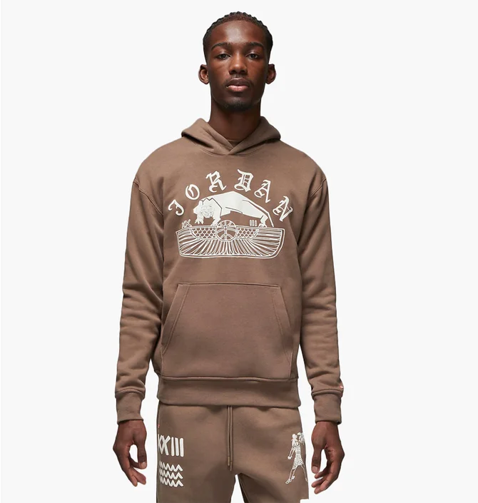 Худі чоловіче Air Jordan Artist Series By Umar Rashid Brown Dv7571-274