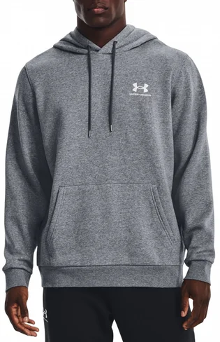 Худи мужское Under Armour Hooded Sweatshirt Ua Essential Fleece Hoodie-Gry Grey 1373880-012
