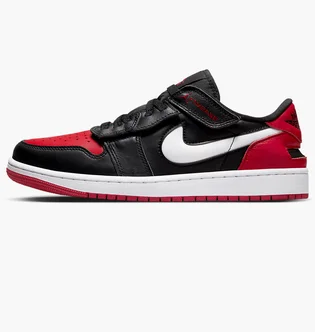 Кроссовки мужские Air Jordan 1 Low Flyease Black/Red DM1206-066