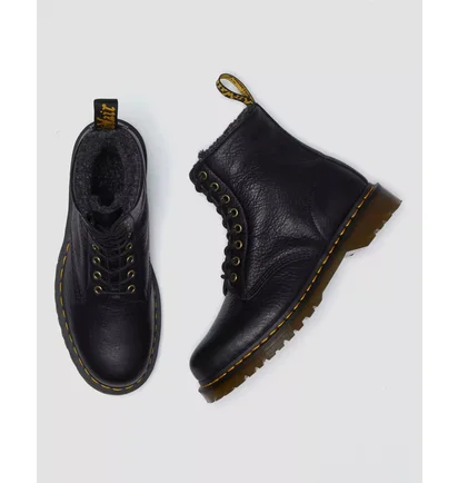 Ботинки мужские Dr. Martens Faux Fur Lined Grizzly Black 31873001