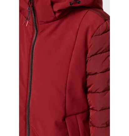 Куртка жіноча Cmp Jacket Long Zip Hood Red 32K1516-C905