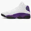 Кроссовки мужские Air Jordan 13 White/Violet 414571-105