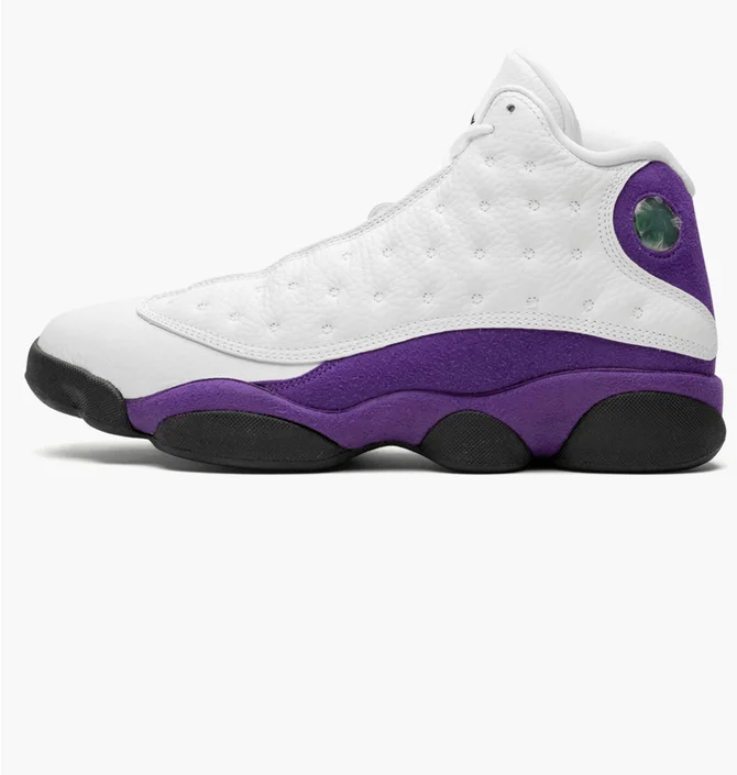 Кроссовки мужские Air Jordan 13 White/Violet 414571-105