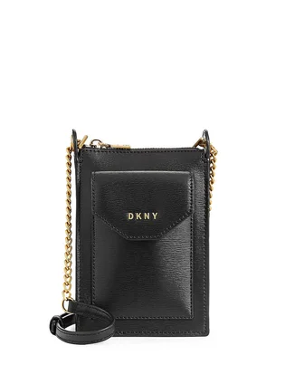 Сумка жіноча Dkny Alexa Phone Leather Crossbody Black R93E3D60