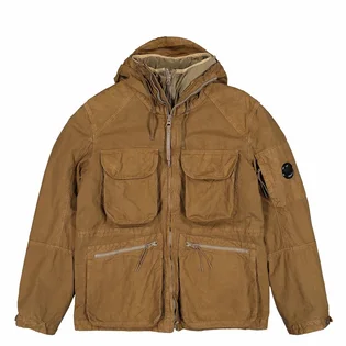 Куртка чоловіча CP Company Ba-Tic Hooded Field Jacket Brown 13CMOW092A-006237G