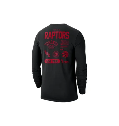 Лонгслів чоловічий Nike Nba Toronto Raptors Courtside Element Black DJ6556-010