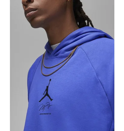 Худі чоловіче Air Jordan Dri-Fit Sport Breakfast Club MenS Graphic Fleece Pullover Hoodie Blue DV9781-430