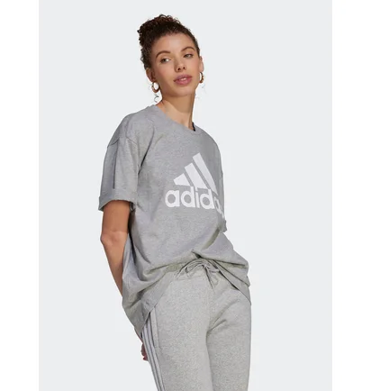 Футболка женская Adidas W Bl Bf Tee Grey IL3322