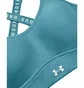 Топ женский Under Armour Infinity Mid Covered Sports Bra Light Blue 1363353-433