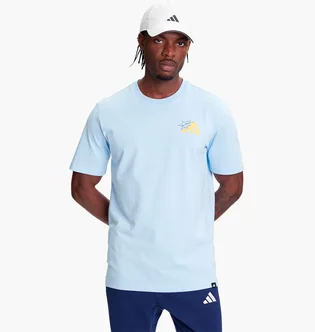 Футболка мужская Adidas Food Grilled Cheese Graphic Light Blue JM6460