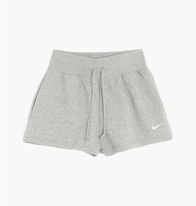 Шорты женские Nike Sportswear Phoenix Fleece High-Waisted Shorts Grey FD1409-063