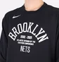 Лонгслів чоловічий Nike Nba Brooklyn Nets Courtside Black DA5887-010
