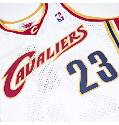 Майка мужская Mitchell & Ness Nba Swingman Jersey Cleveland Cavaliers 2003-04 Lebron James White SMJYCP19209-CCAWHIT03LJA
