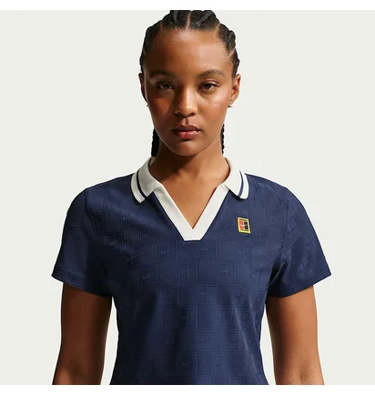 Поло жіноче Nike Court Court Collection Blue IB0772-410