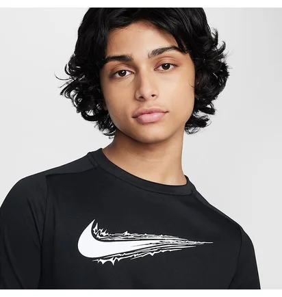 Футболка детская Nike Dri-Fit Multi Ss Top Hbr Black HF8100-010