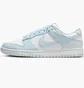 Кроссовки женские Nike Dunk Low Next Nature White/Light Blue IB7311-100