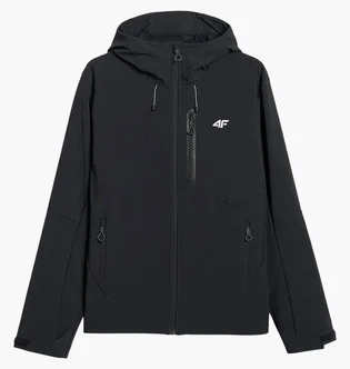 Куртка чоловіча 4F Windproof Membrane 8000 Softshell Black 4FRAW25TSOFM506-20S