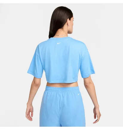 Футболка женская Nike W Crop Light Blue FZ4635-412
