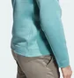 Кофта мужская Adidas Ultimate365 Dwr Textured Quarter-Zip Turquoise JX7237