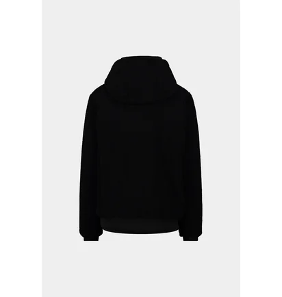 Куртка женская CMP Jacket Fix Hood Teddy Fur Black 34K2906-U901