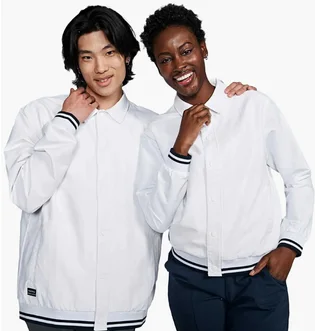Куртка унісекс Saucony Metro Coaches Jacket White SAU800075-WH