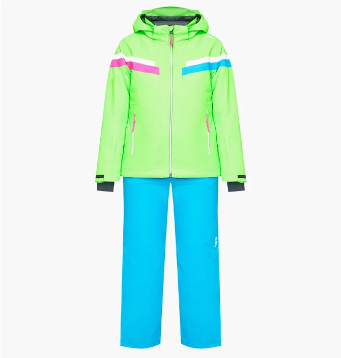 Спортивный костюм детский Cmp Kid G Set Jacket And Pant Green 32W0065-E510