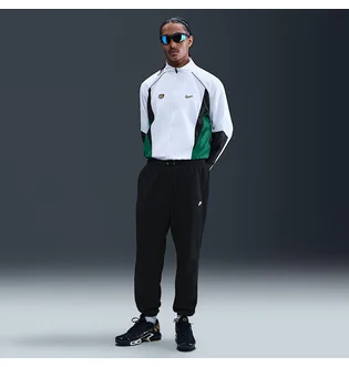 Штани чоловічі Nike Club Cuffed Brushed Fleece Black FN3808-010