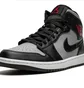 Кроссовки мужские Air Jordan 1 Mid Black/Grey 554724-096