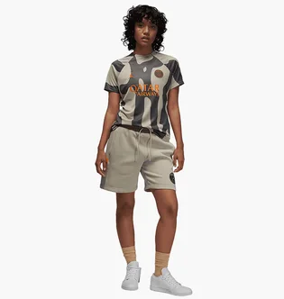 Шорты женские Air Jordan X Psg Fleece Shorts Beige DZ3269-230
