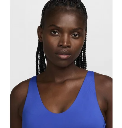 Топ жіночий Nike Pro Indy Plunge Blue HF7324-405