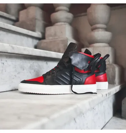 Кроссовки женские Buscemi X Ronnie Fieg Black/Red Bs1110Fsp15-Red/Blk