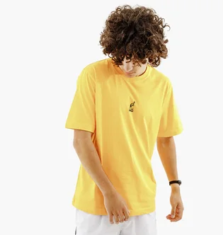 Футболка мужская AUSTRALIAN Mixing Chaos Cotton T-Shirt Yellow HCUTS0048-425
