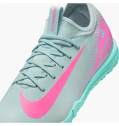 Сороконожки детские Nike Air Zoom Mercurial Vapor 16 Academy Tf Turquoise/Pink FQ8284-301