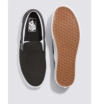 Кеды унисекс Vans Summer Linen Classic Slip-On Shoe Black VN0A7Q5DBMA
