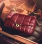 Сумка женская Michael Kors Soho Large Quilted Crinkled Leather Shoulder Bag Bordo 30F0L1SL3Y-DK-BERRY-13791