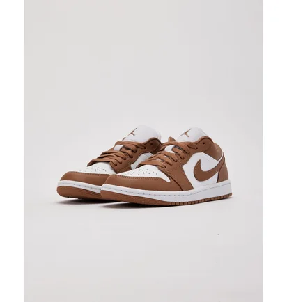 Кроссовки женские Air Jordan 1 Low Brown/White DC0774-202
